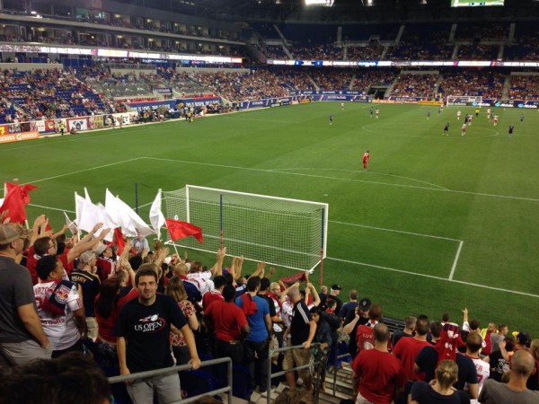 The Fix's Arran Dutton at The Red Bull Arena, New Jersey